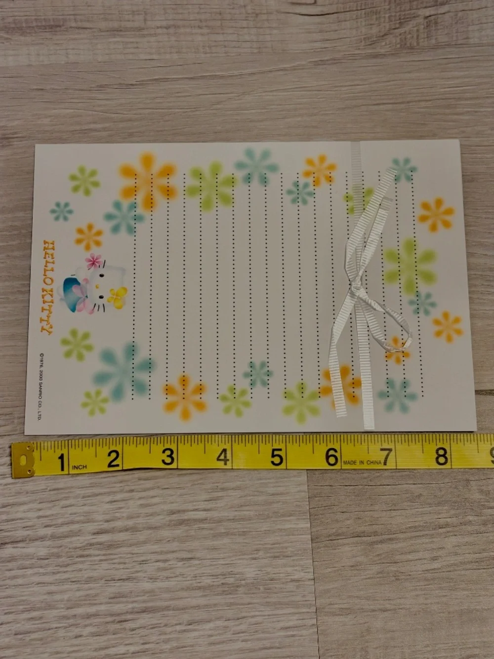 Vintage Sanrio Hello Kitty Angel Y2K Stationary Postcard Letter Set 2000 Read